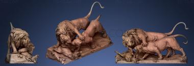 3D model Lion And Lioness (STL)